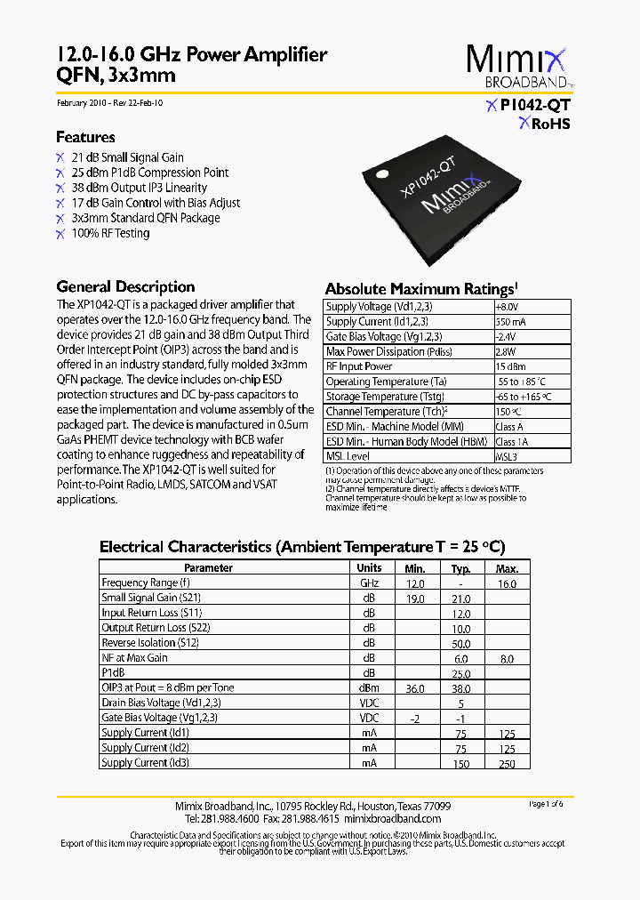 XP1042-QT10_2578837.PDF Datasheet