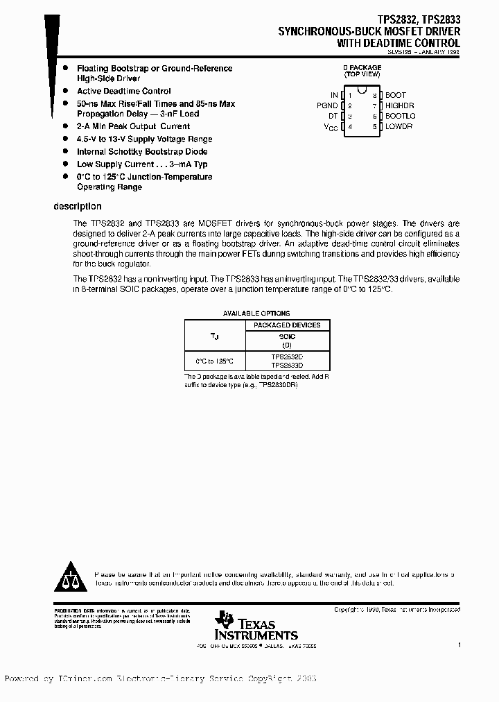 TPS2832TPS2833_2578882.PDF Datasheet