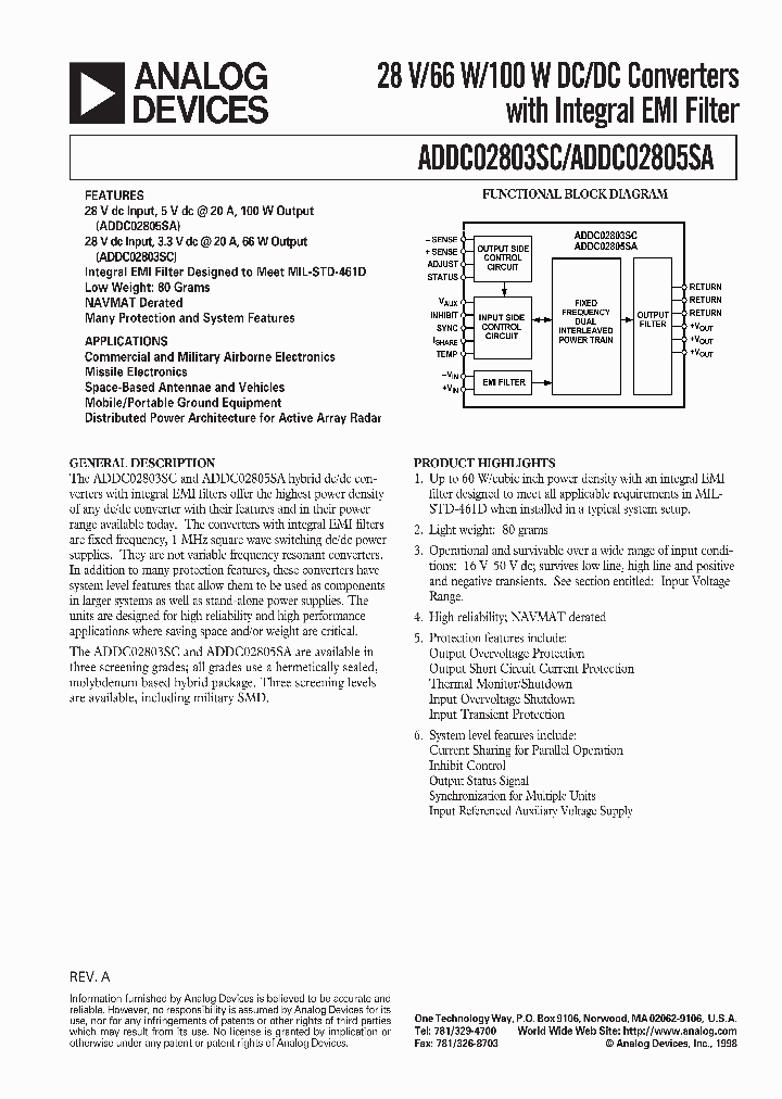 ADDC2803SCTVQMLH_2578875.PDF Datasheet