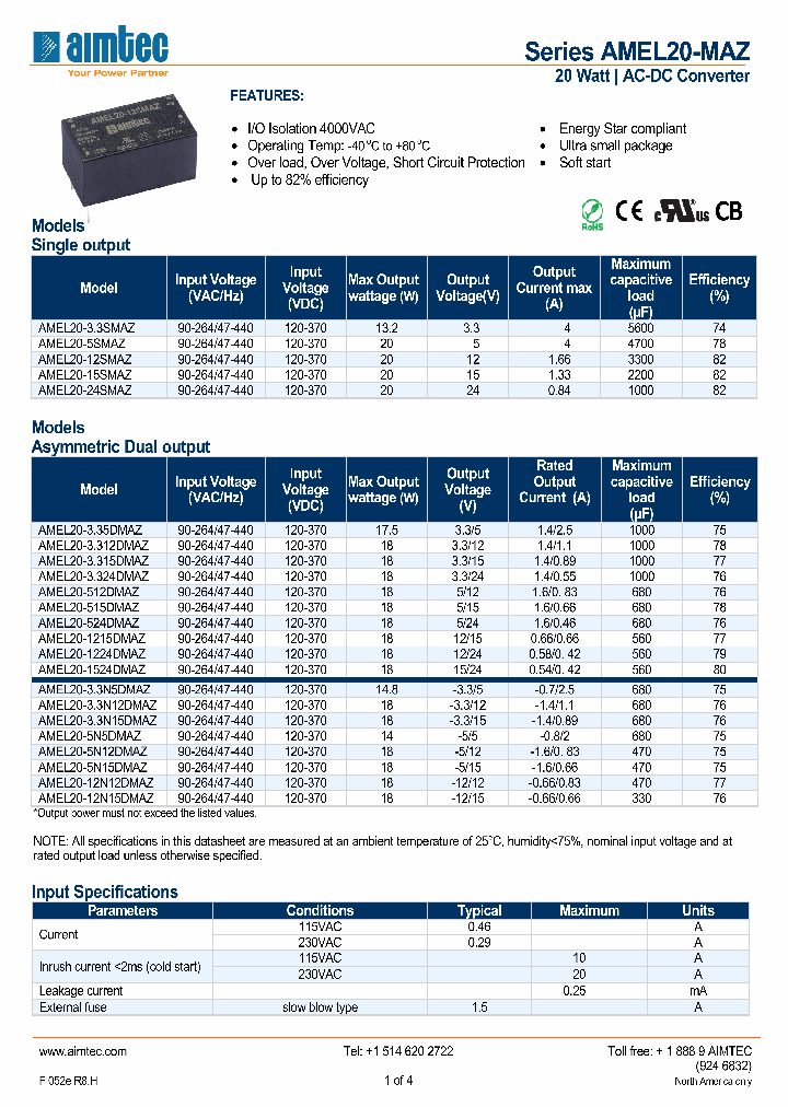 AMEL20-515DMAZ_2584568.PDF Datasheet