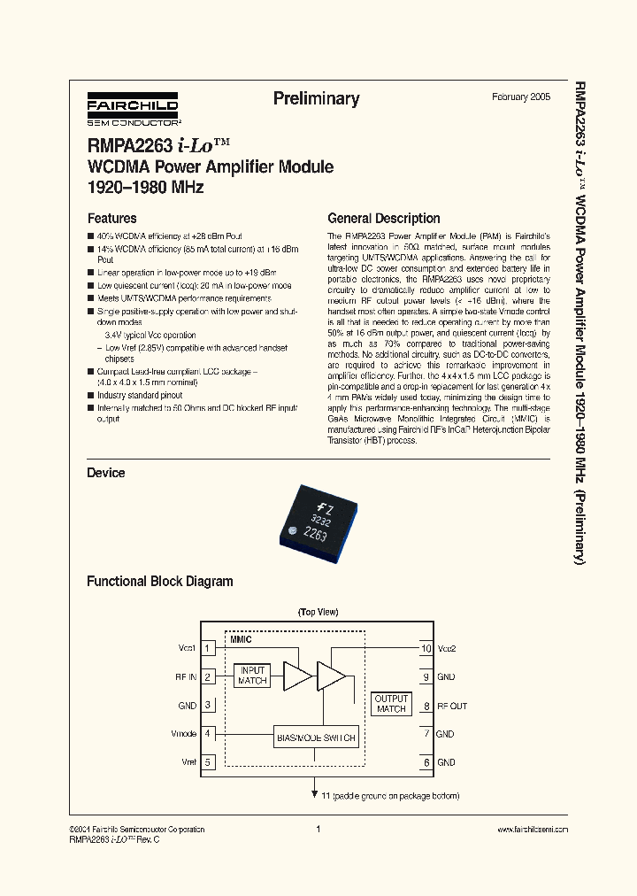 RMPA2263_2583834.PDF Datasheet