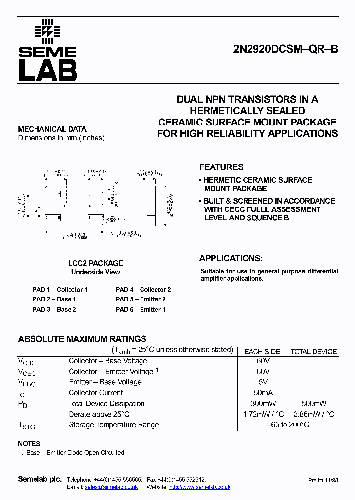 2N2920DCSM-QR-B_2579470.PDF Datasheet
