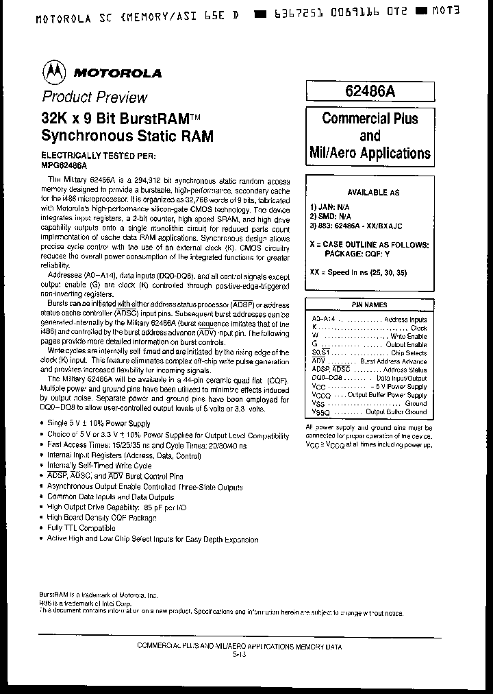 62486A-30BYAJC_2582869.PDF Datasheet