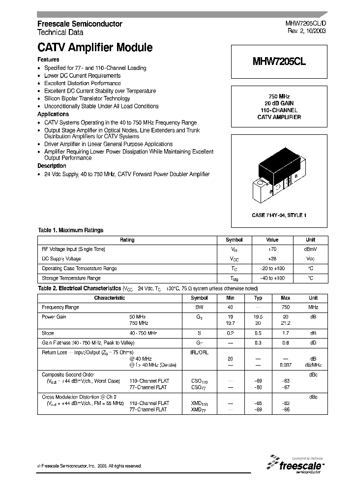 MHW7205CL_2589170.PDF Datasheet