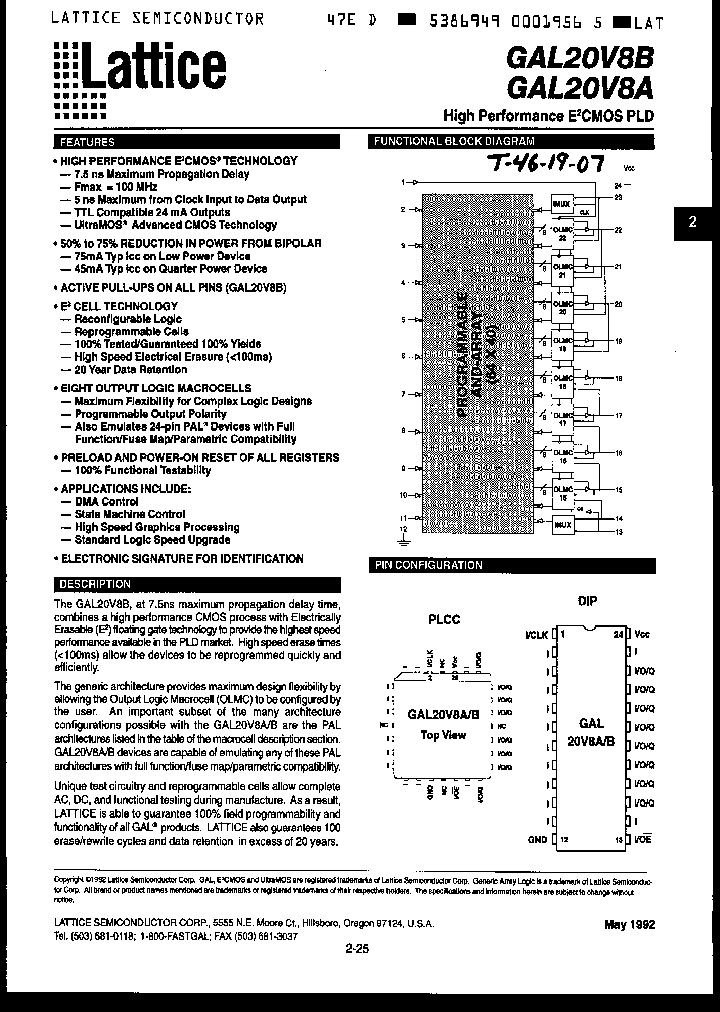 GAL20V8A-20QJI_2590832.PDF Datasheet