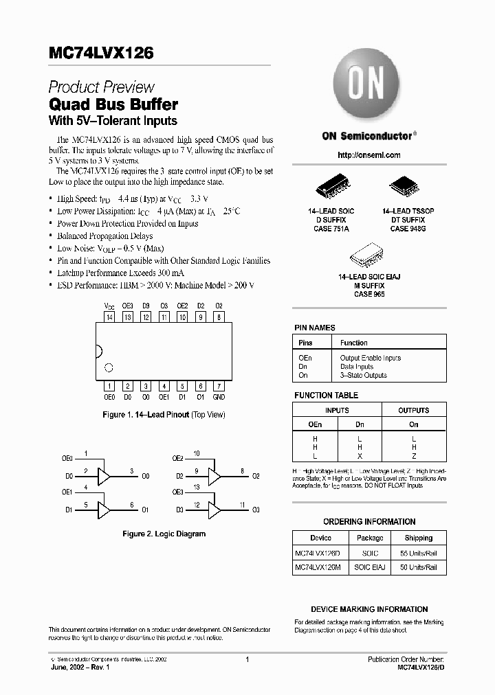 MC74LVX126-D_2593915.PDF Datasheet