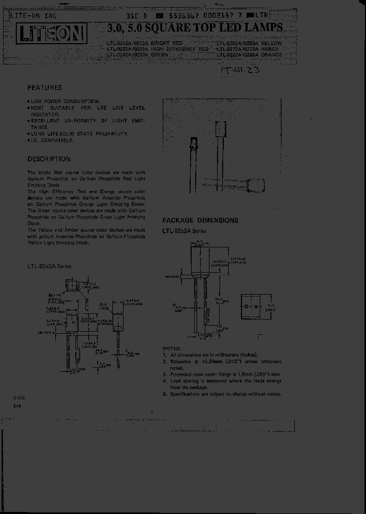 LTL9232A_2594847.PDF Datasheet