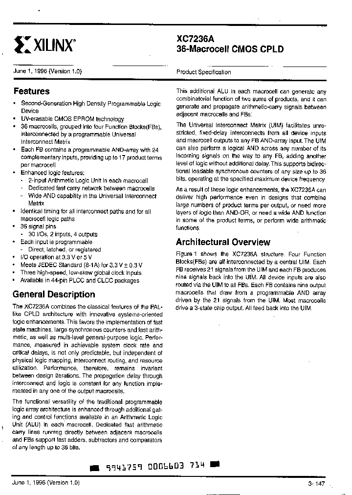 XC7236-25WC44C_2595235.PDF Datasheet