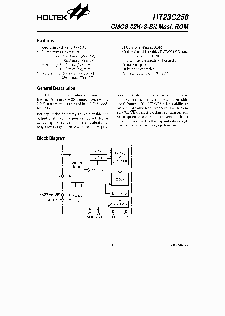 HT23C256-28SOP_2598294.PDF Datasheet