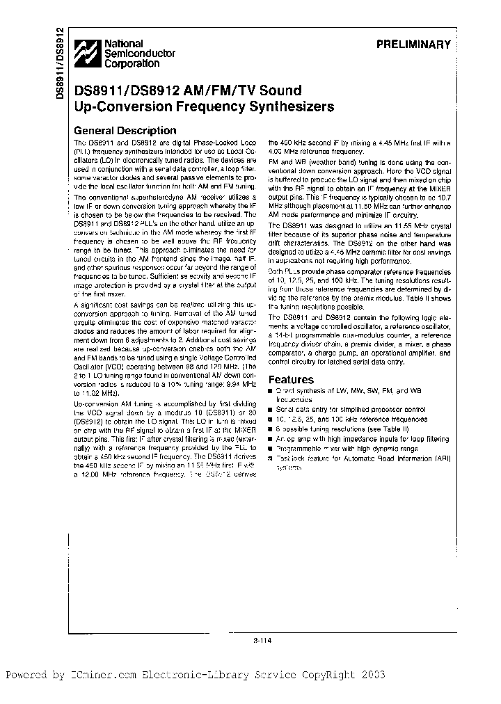 DS8912VB_2600435.PDF Datasheet