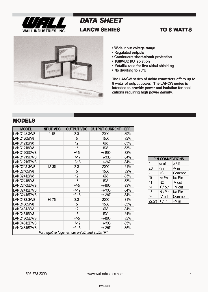 LANC1233W8R_2600355.PDF Datasheet