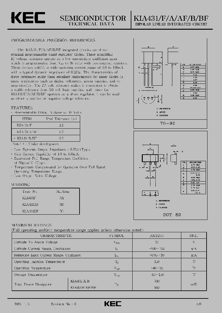 KIA431B_2600822.PDF Datasheet