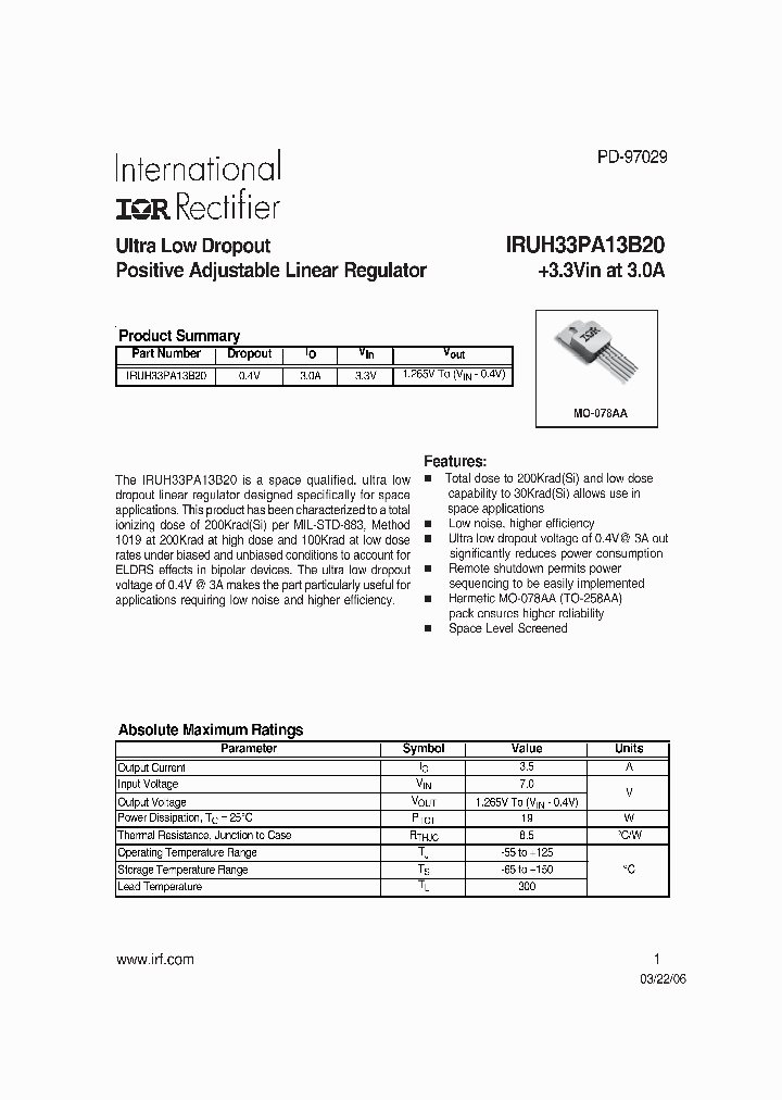IRUH33PA13B1M_2600838.PDF Datasheet