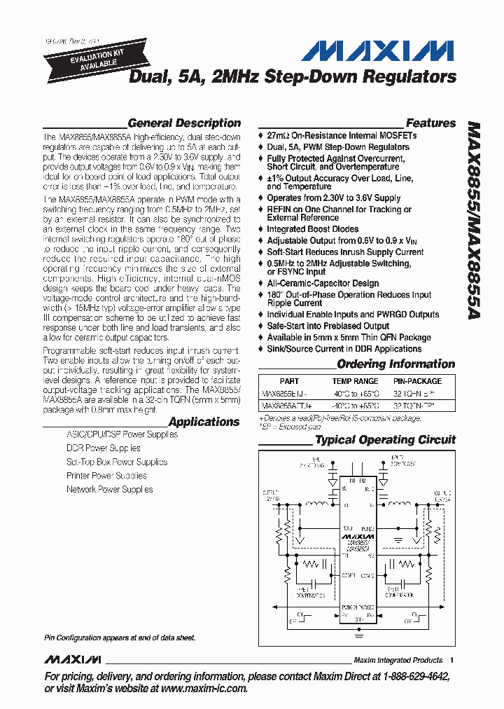 MAX8855AETJ_2600925.PDF Datasheet
