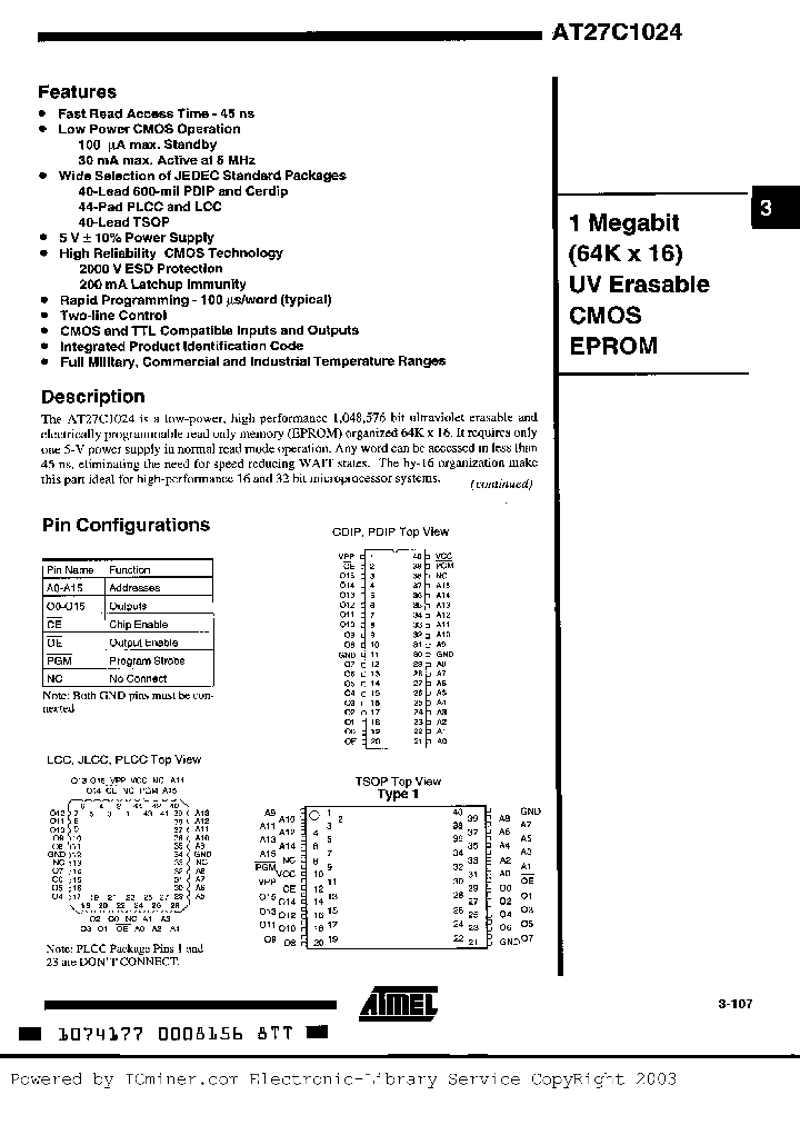 AT27C1024-10LC_2601756.PDF Datasheet