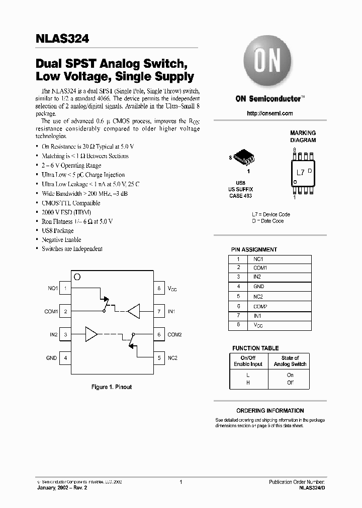 NLAS324-D_2601830.PDF Datasheet