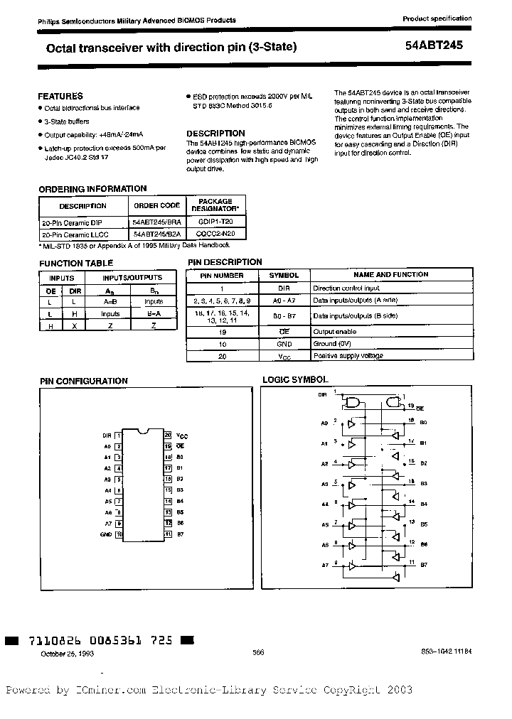 54ABT245BRA_2603901.PDF Datasheet
