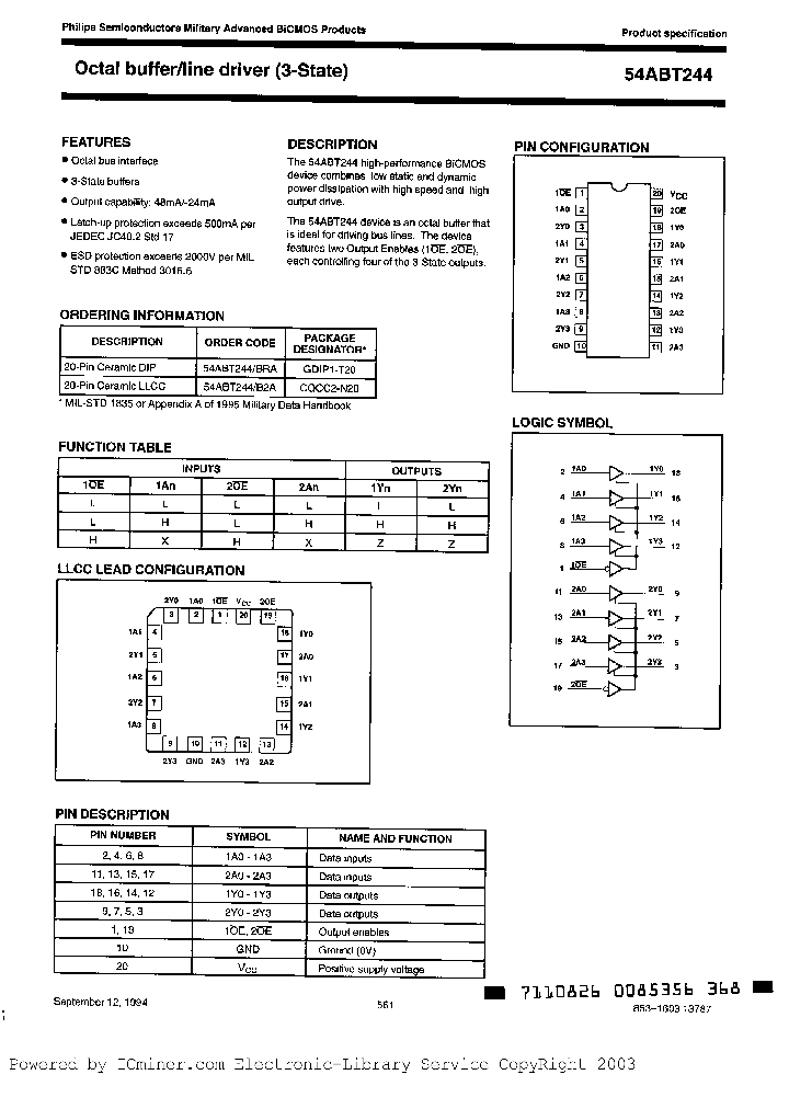 54ABT244BRA_2603900.PDF Datasheet