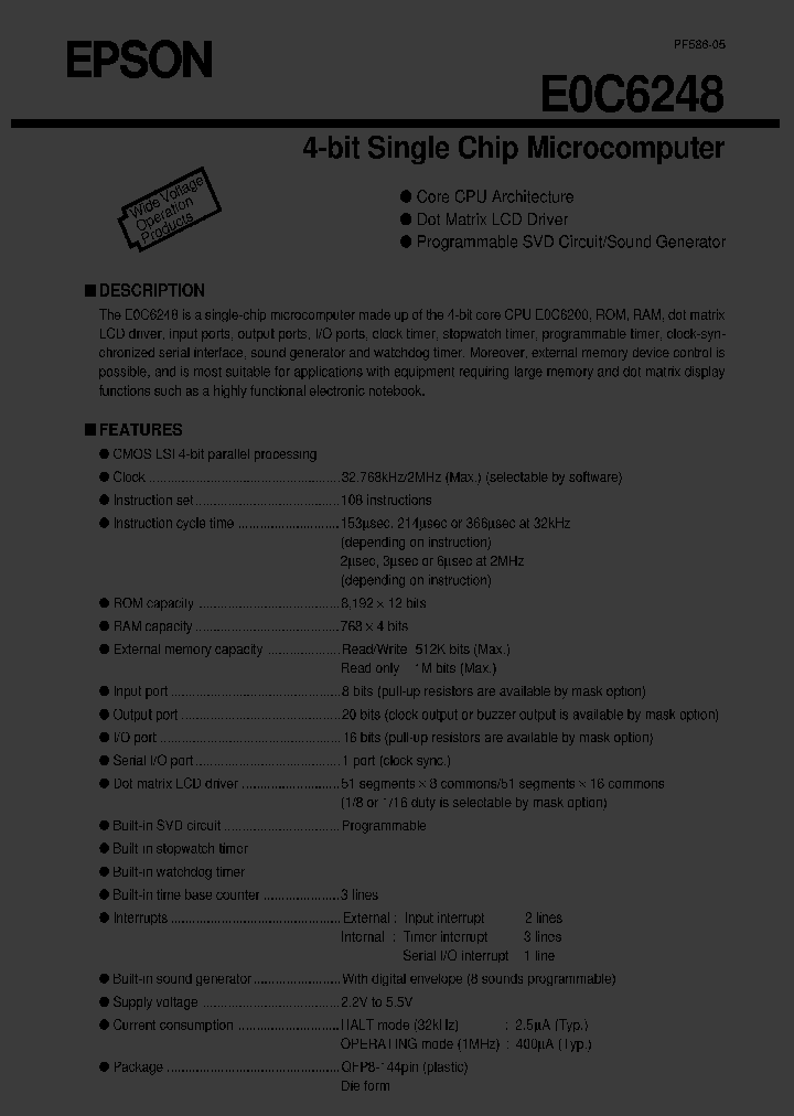 E0C6248Q8_2603126.PDF Datasheet