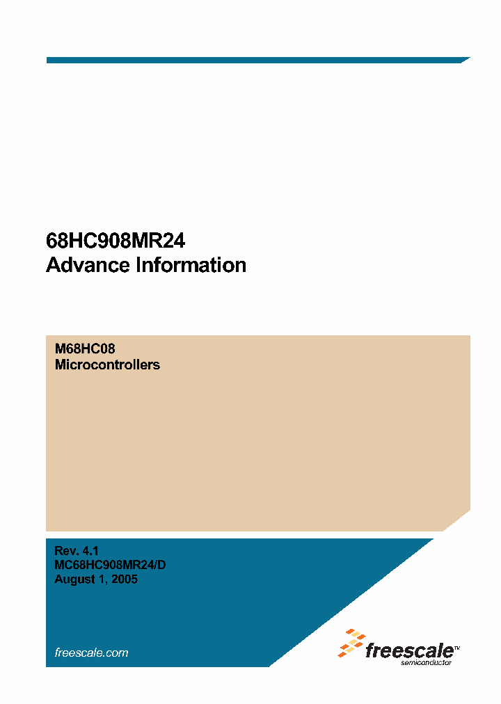 68HC908MR24VFU_2602554.PDF Datasheet