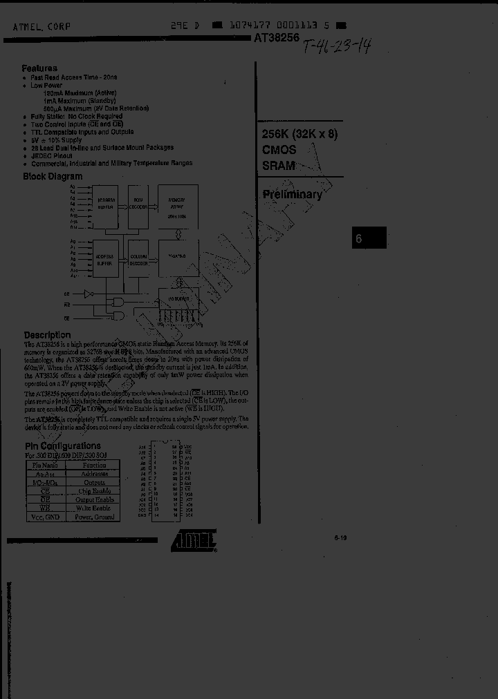 AT38256-25BM_2605028.PDF Datasheet