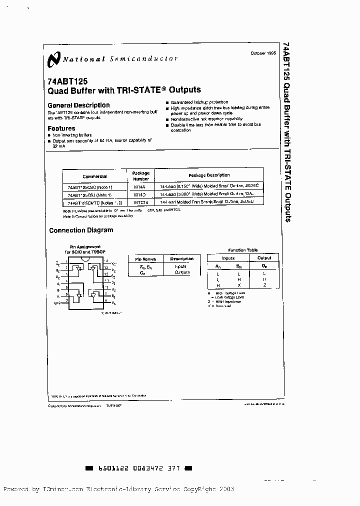 74ABT125CSJC_2605598.PDF Datasheet