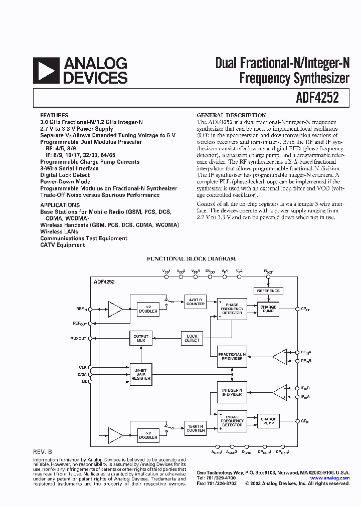 ADF4252BCP-REEL7_2605943.PDF Datasheet