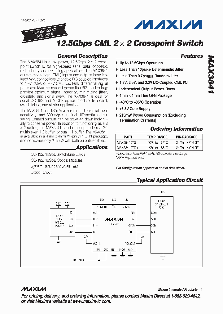MAX3841_2609873.PDF Datasheet