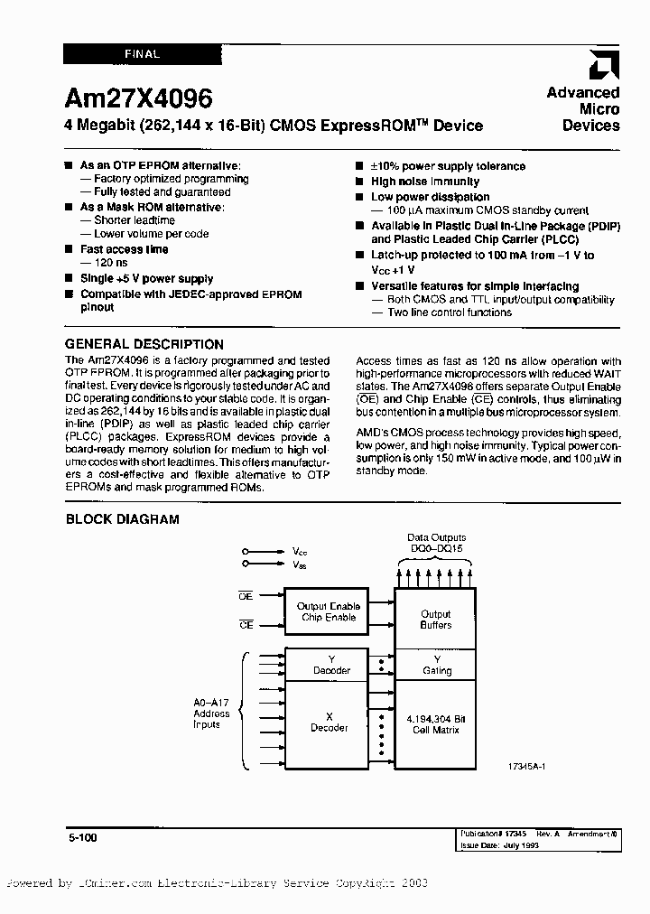 AM27X4096-200PC_2610814.PDF Datasheet