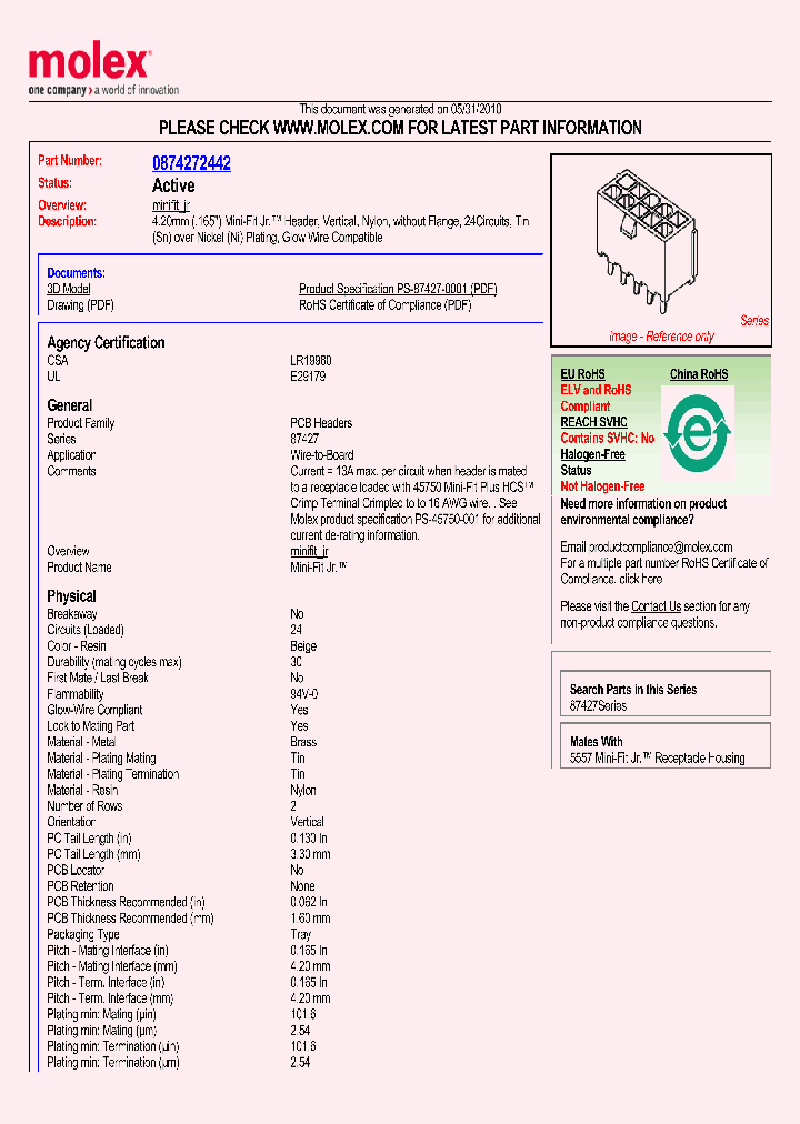 87427-2442_2611716.PDF Datasheet