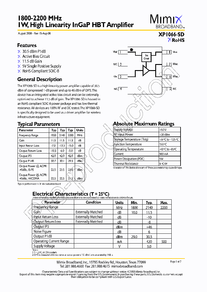 XP1066-SD_2610728.PDF Datasheet
