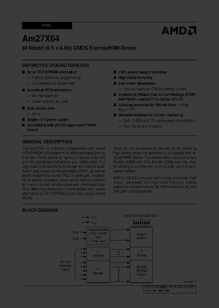 2527X64-125PI_2613975.PDF Datasheet