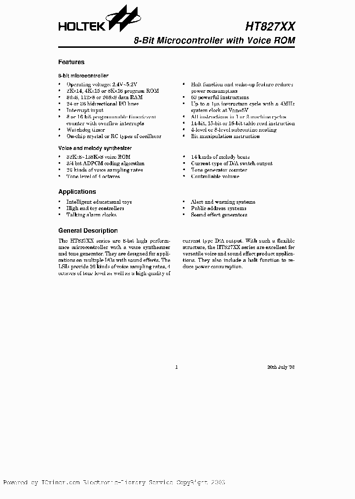 HT8270024SDIP_2614132.PDF Datasheet