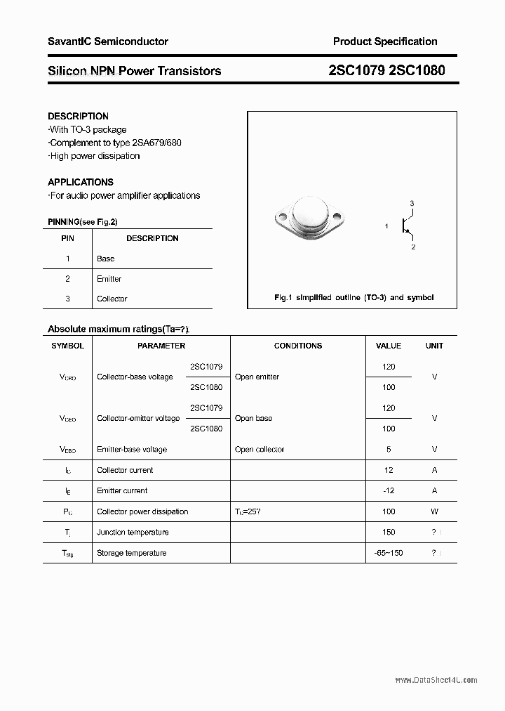 2SC1080_2620295.PDF Datasheet