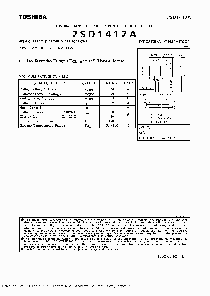 2SD1412AY_2622982.PDF Datasheet
