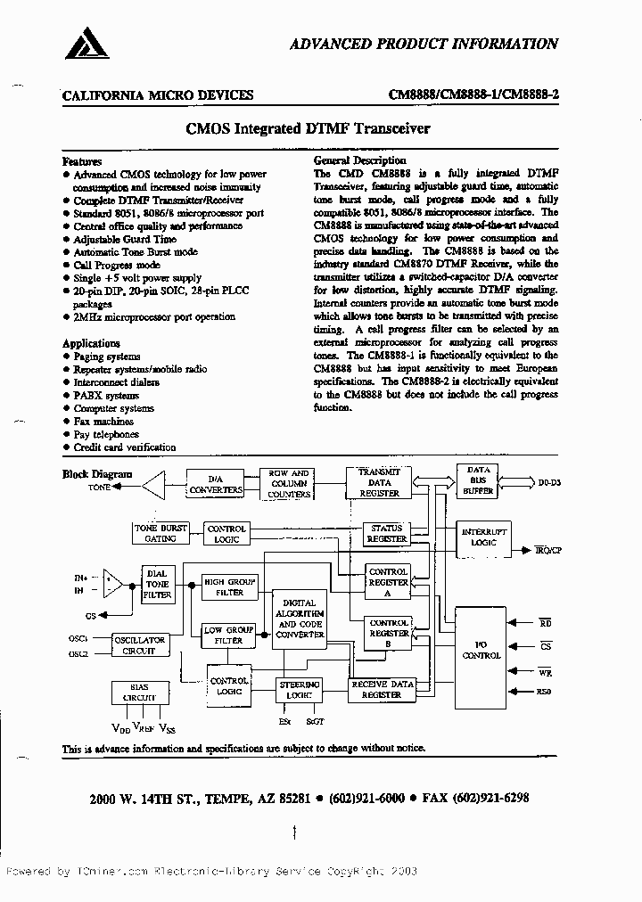 CM8888SI-1_2623889.PDF Datasheet