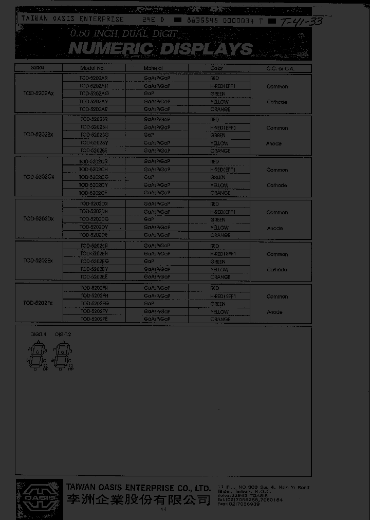 TOD5202BY_2625360.PDF Datasheet