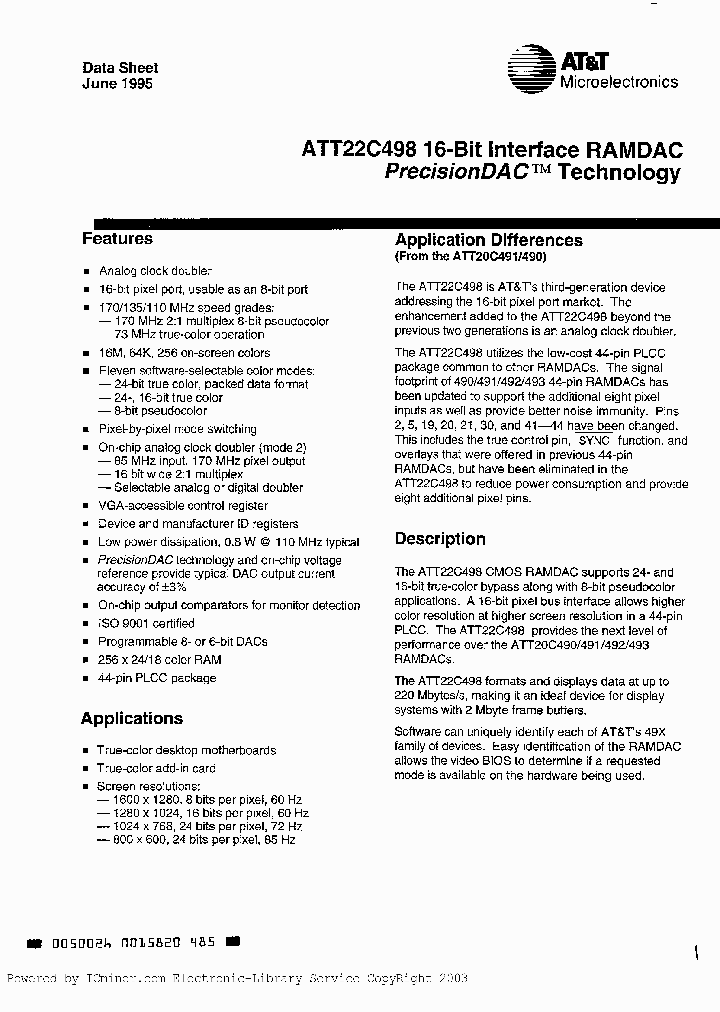 ATT22C498-17M44_2626370.PDF Datasheet