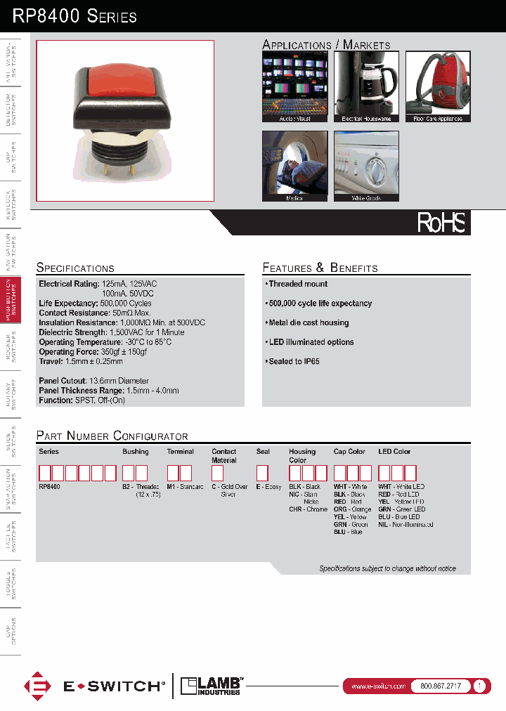 RP8400B2M1CEBLKWHTWHT_2628933.PDF Datasheet