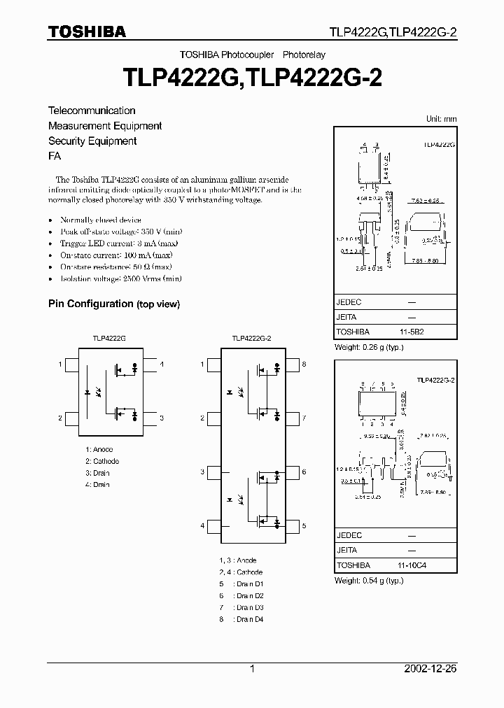 TLP4222G-2_2630803.PDF Datasheet