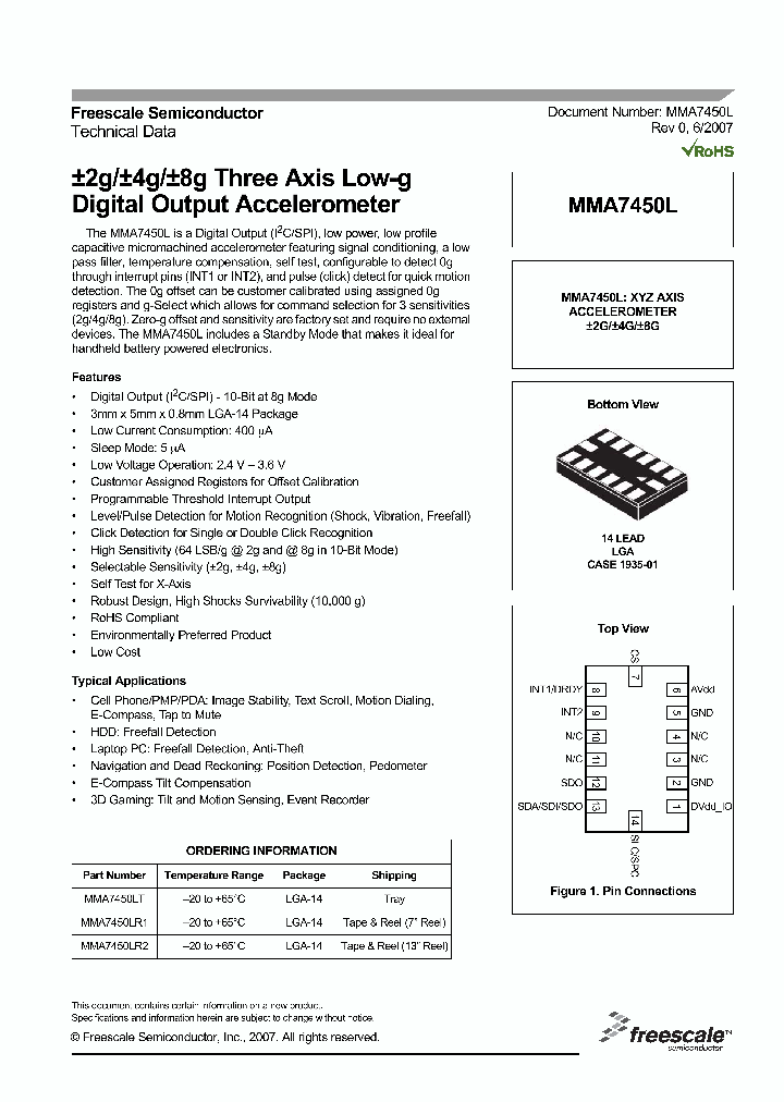 MMA7450L_2630980.PDF Datasheet