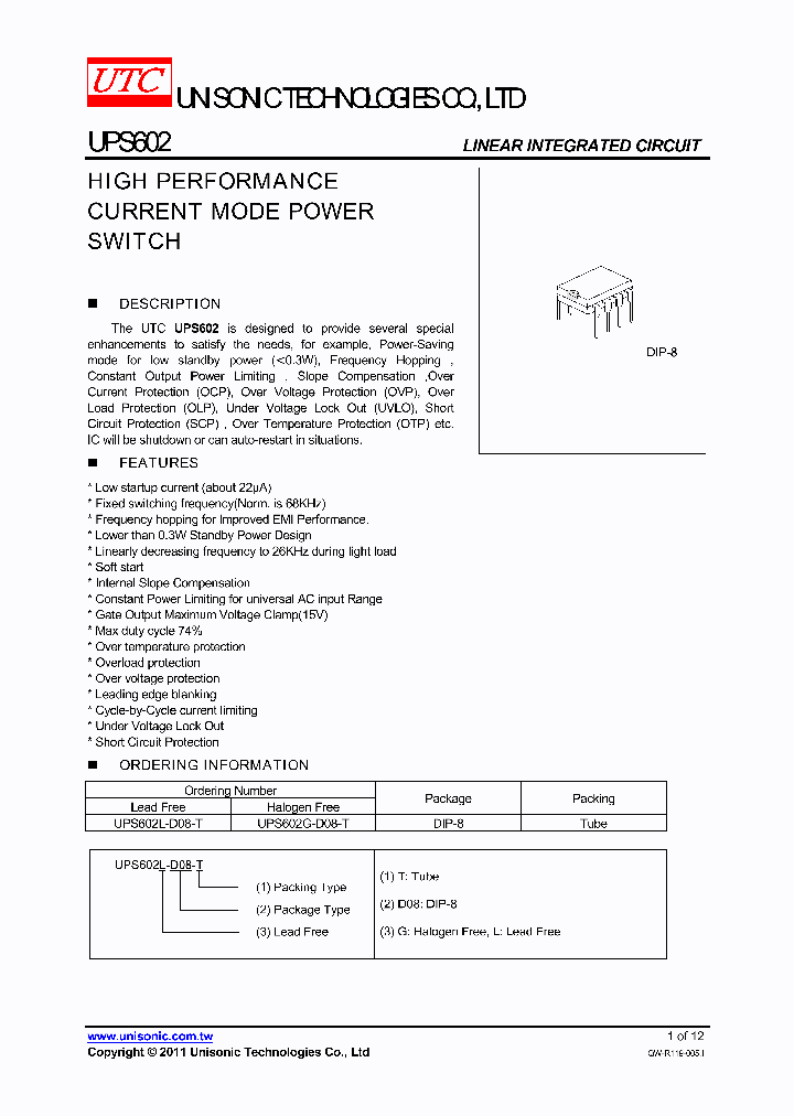 UPS602G-D08-T_2631103.PDF Datasheet