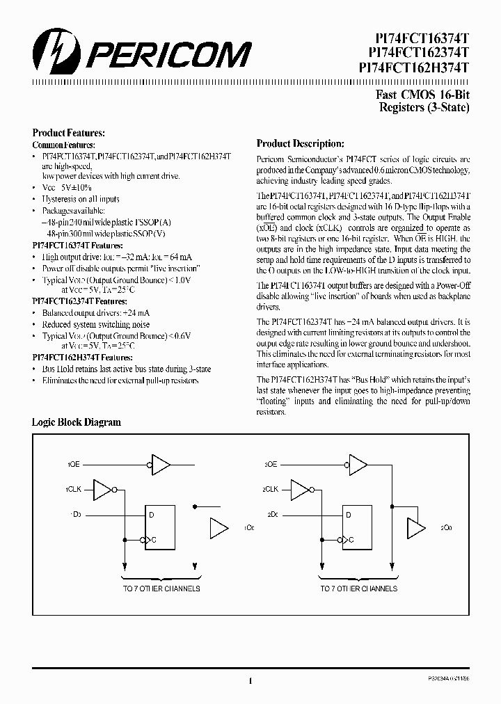 PI74FCT162H374DTV_2632155.PDF Datasheet