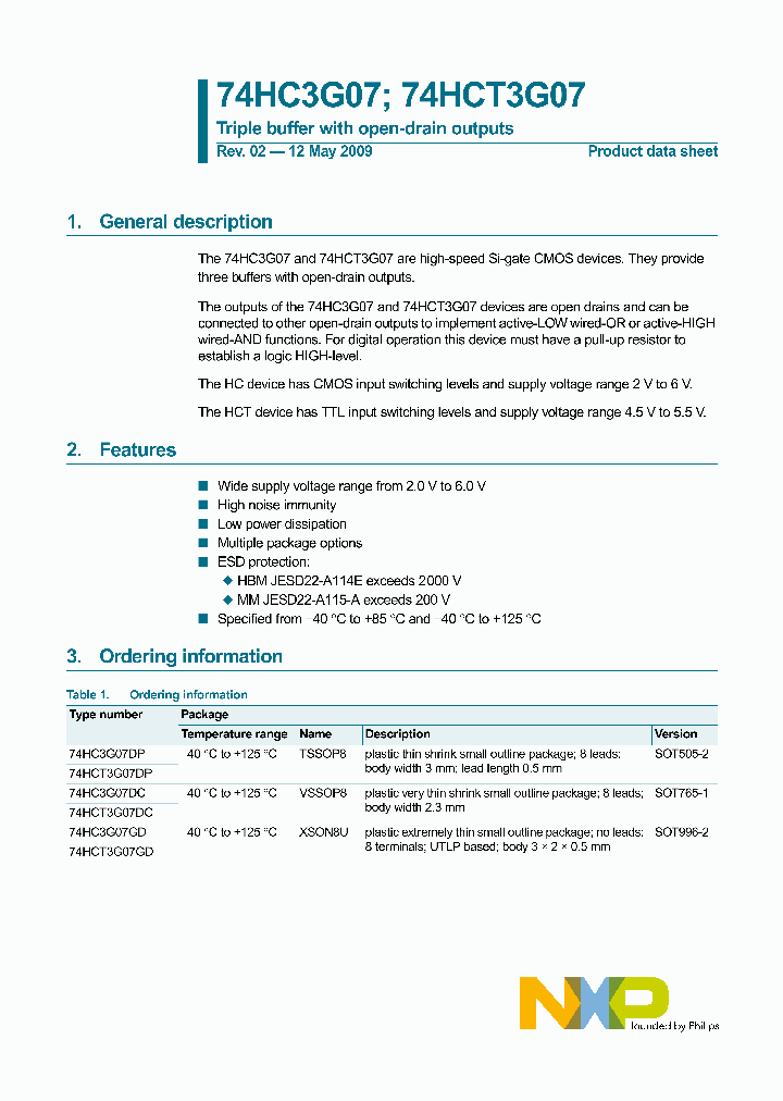 74HC3G07DP_2634901.PDF Datasheet