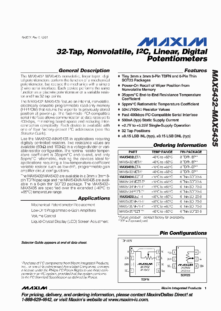 MAX5432LETA_2635814.PDF Datasheet