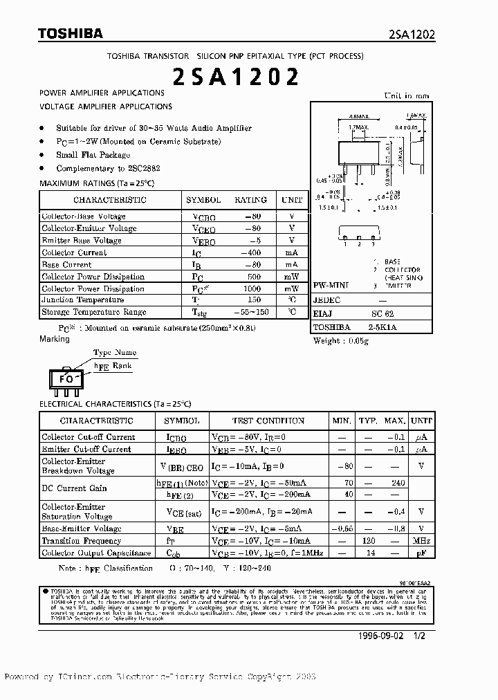 2SA1202O_2638990.PDF Datasheet