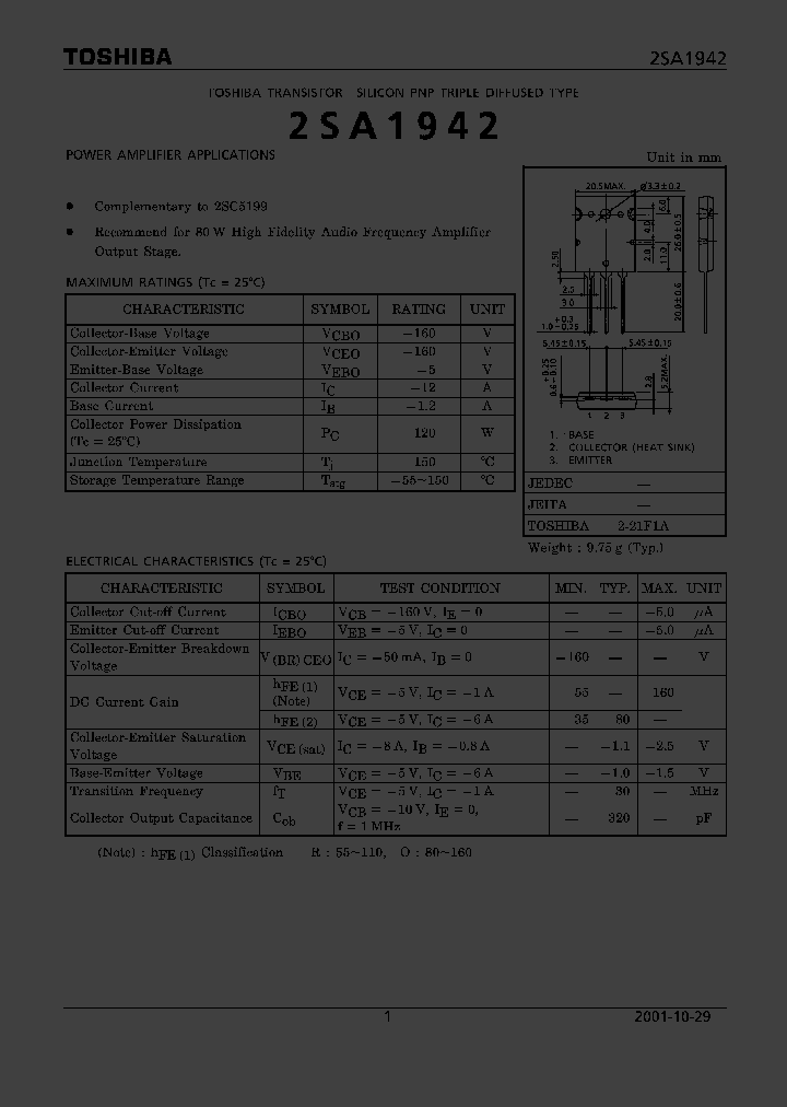 2SA1942O_2638996.PDF Datasheet