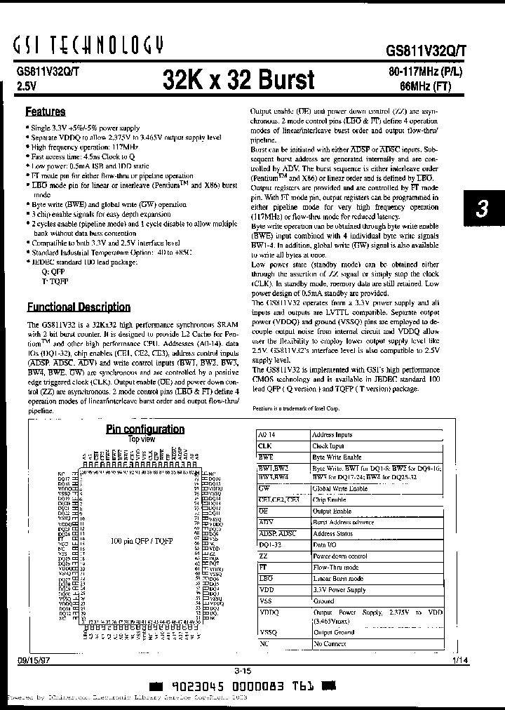 GS811V32Q4I_2639804.PDF Datasheet