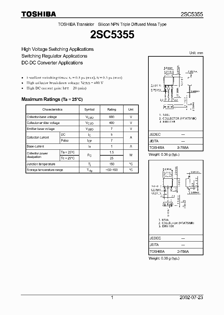 2SC5355SM_2642530.PDF Datasheet