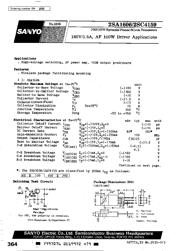 2SA1606D_2642700.PDF Datasheet